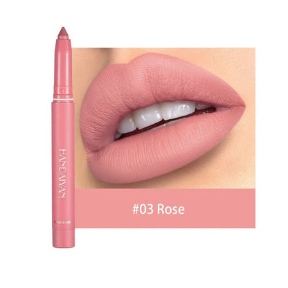 LuxeLip Vault™ by Handayan – 12 Matte Nude &amp; Pink Shades for All - Day Perfection - Cosmetics Store