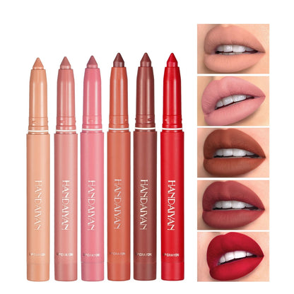 LuxeLip Vault™ by Handayan – 12 Matte Nude &amp; Pink Shades for All - Day Perfection - Cosmetics Store
