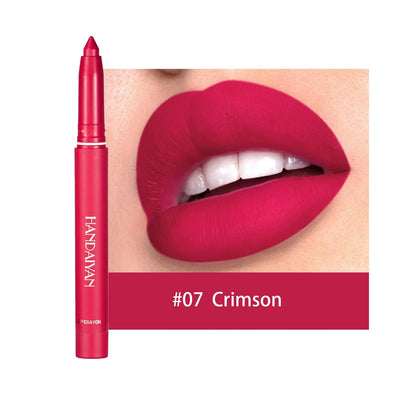 LuxeLip Vault™ by Handayan – 12 Matte Nude &amp; Pink Shades for All - Day Perfection - Cosmetics Store