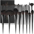 30Pcs Premium Synthetic Obsidian Makeup Brushes Set, Powder, Foundation, Blush, Blending and much more   - Cosmetics Store