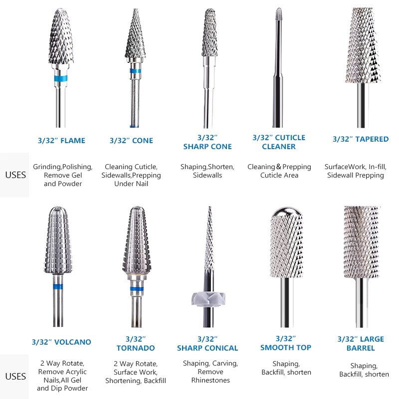 Nail Drill Bit Milling Cutter - Cosmetics Store