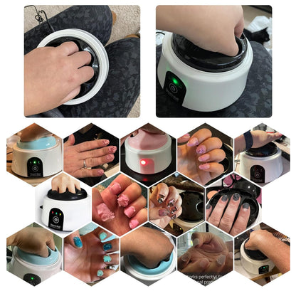 Nail Soaking, Manicure, Polish Remover Electric Machine for Acrylic Nails Dip Gel with Color Cuticle Pusher - Cosmetics Store