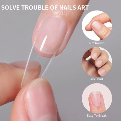 Press - On Coffin Gel Nails - Cosmetics Store