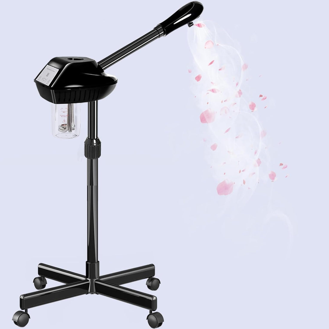 Professional Facial Steamer, Facial Steamer on Wheels with Timer Function, Ozone Face Steamer for Spa, Salon and at Home Use - Cosmetics Store