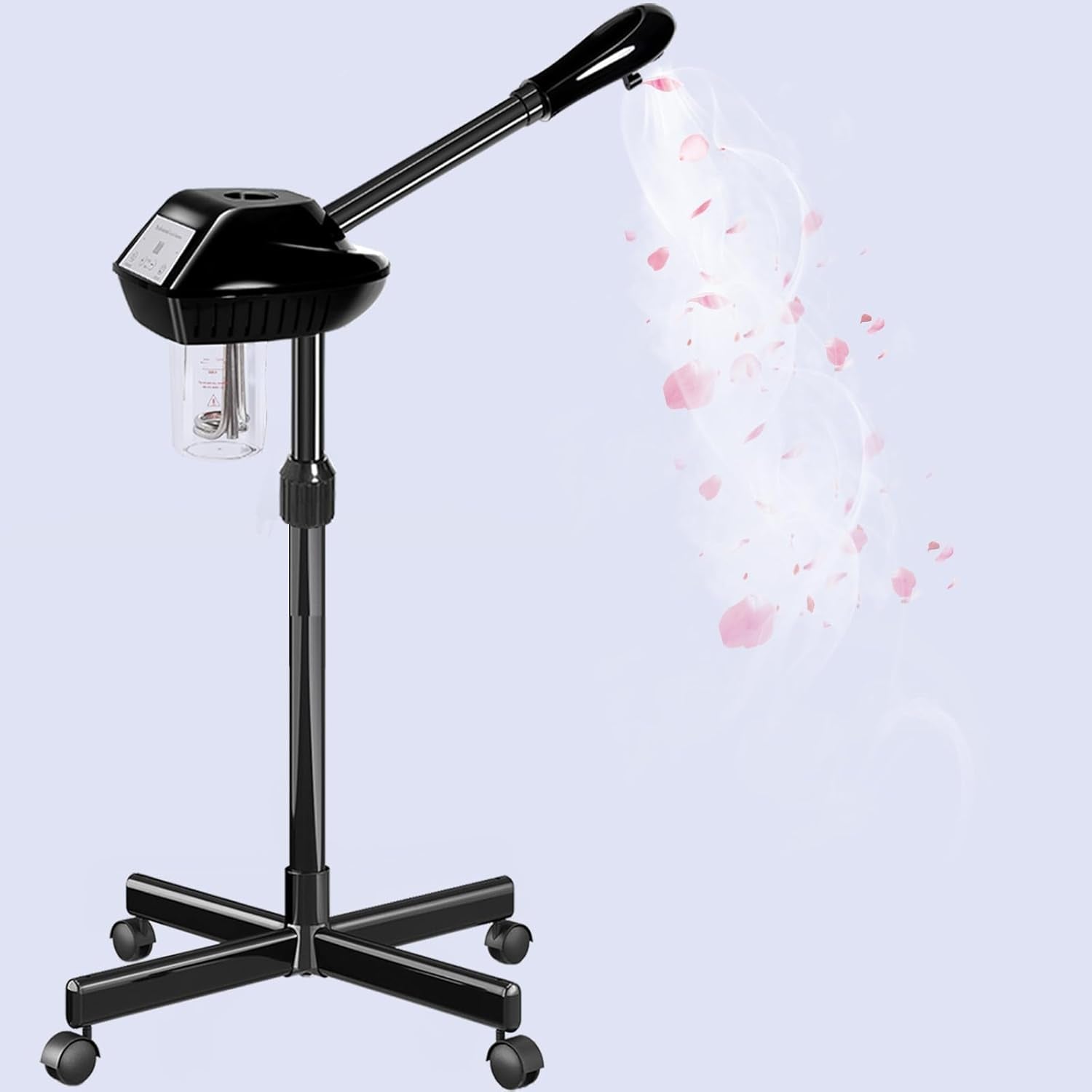 Professional Facial Steamer, Facial Steamer on Wheels with Timer Function, Ozone Face Steamer for Spa, Salon and at Home Use - Cosmetics Store