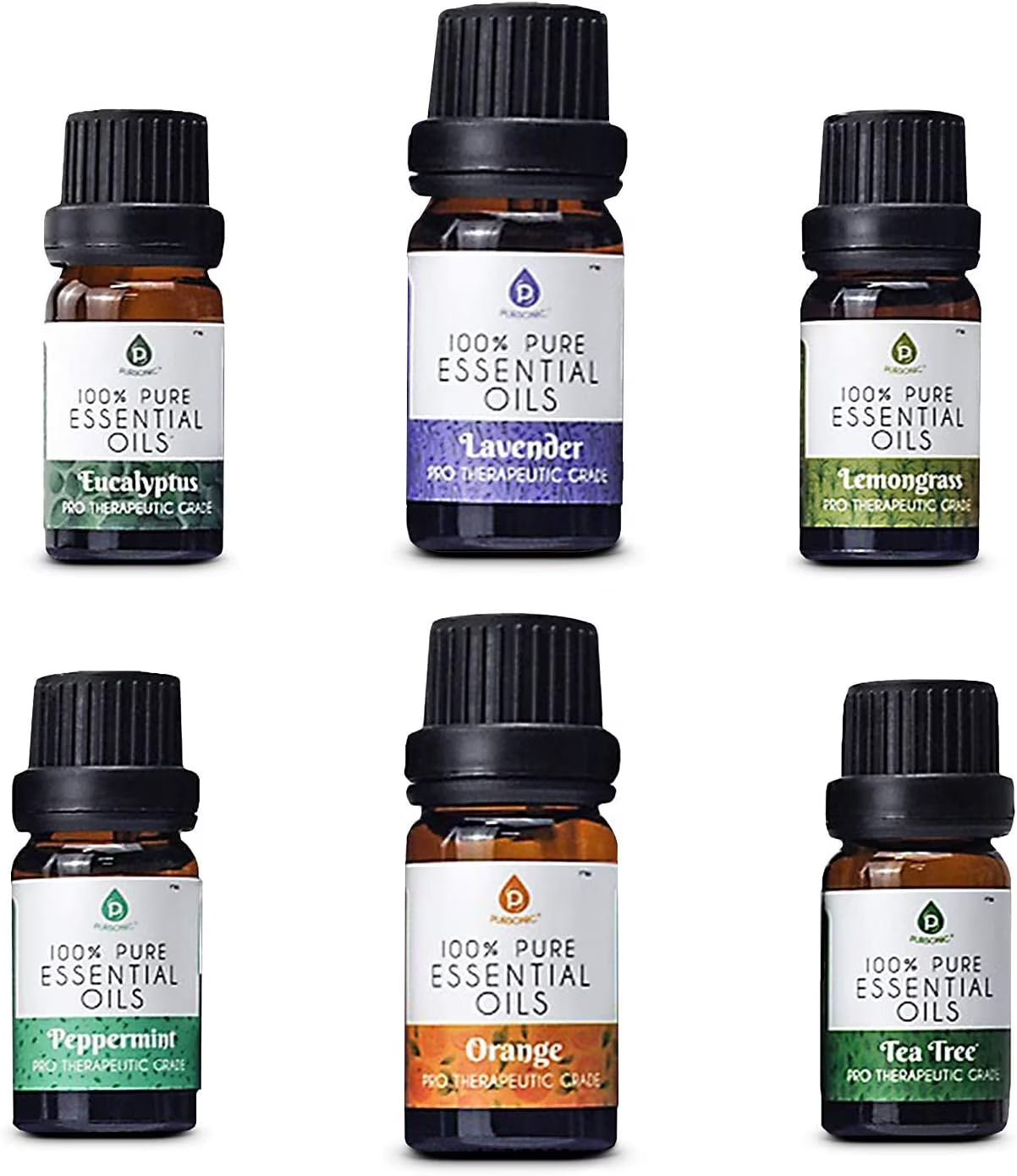 Revitalize Your Space with Our 6 Pack of 100% Pure Essential Aromatherapy Oils - Perfect for Relaxation and Wellness - Cosmetics Store