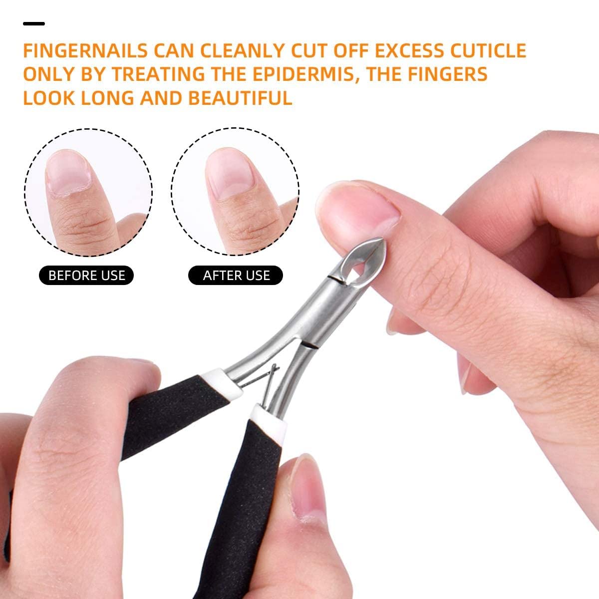 SOFYE Professional Manicure and Pedicure Kit – Complete Nail File, Buffer, Cuticle Nipper, and Pusher Set - Cosmetics Store