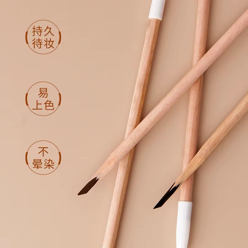 Waterproof Microblading Eyebrow Pencil – Long-Lasting Wooden Brow Pen for Natural, Defined, Flawless Arches - Cosmetics Store