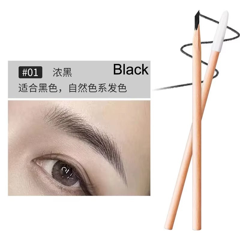 Waterproof Microblading Eyebrow Pencil – Long-Lasting Wooden Brow Pen for Natural, Defined, Flawless Arches - Cosmetics Store