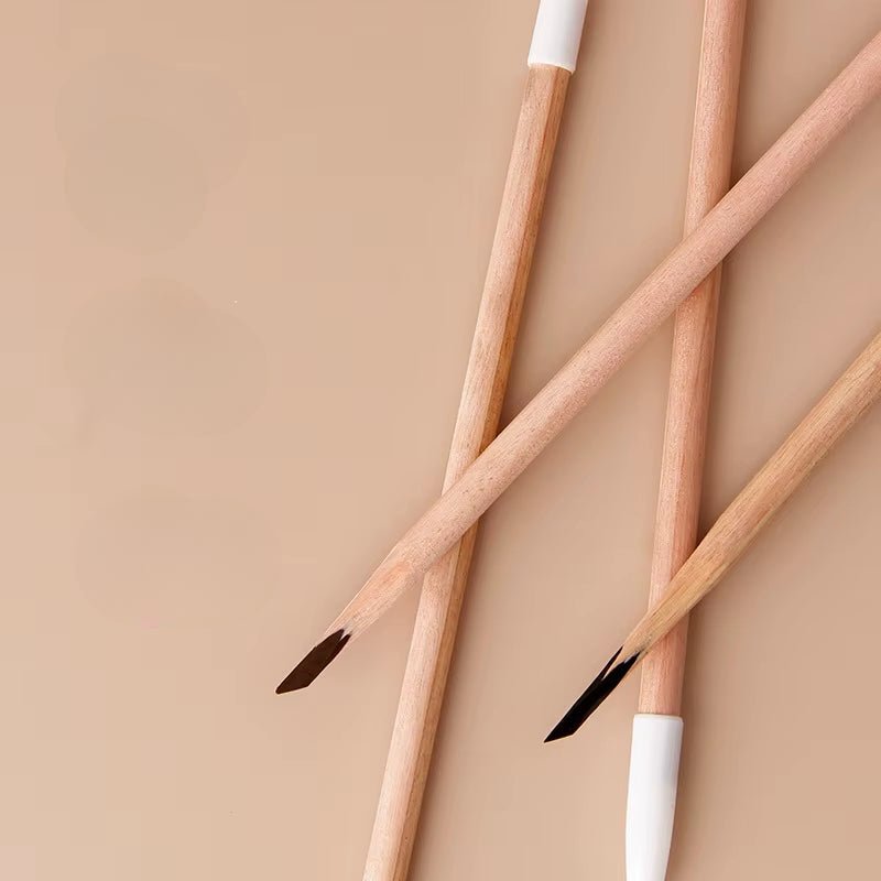 Waterproof Microblading Eyebrow Pencil – Long-Lasting Wooden Brow Pen for Natural, Defined, Flawless Arches - Cosmetics Store